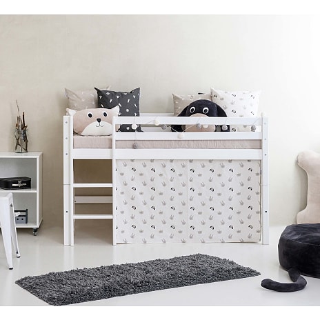 Hoppekids Pets forhæng til halvhøj- og køjeseng 70x160 cm - Pristine