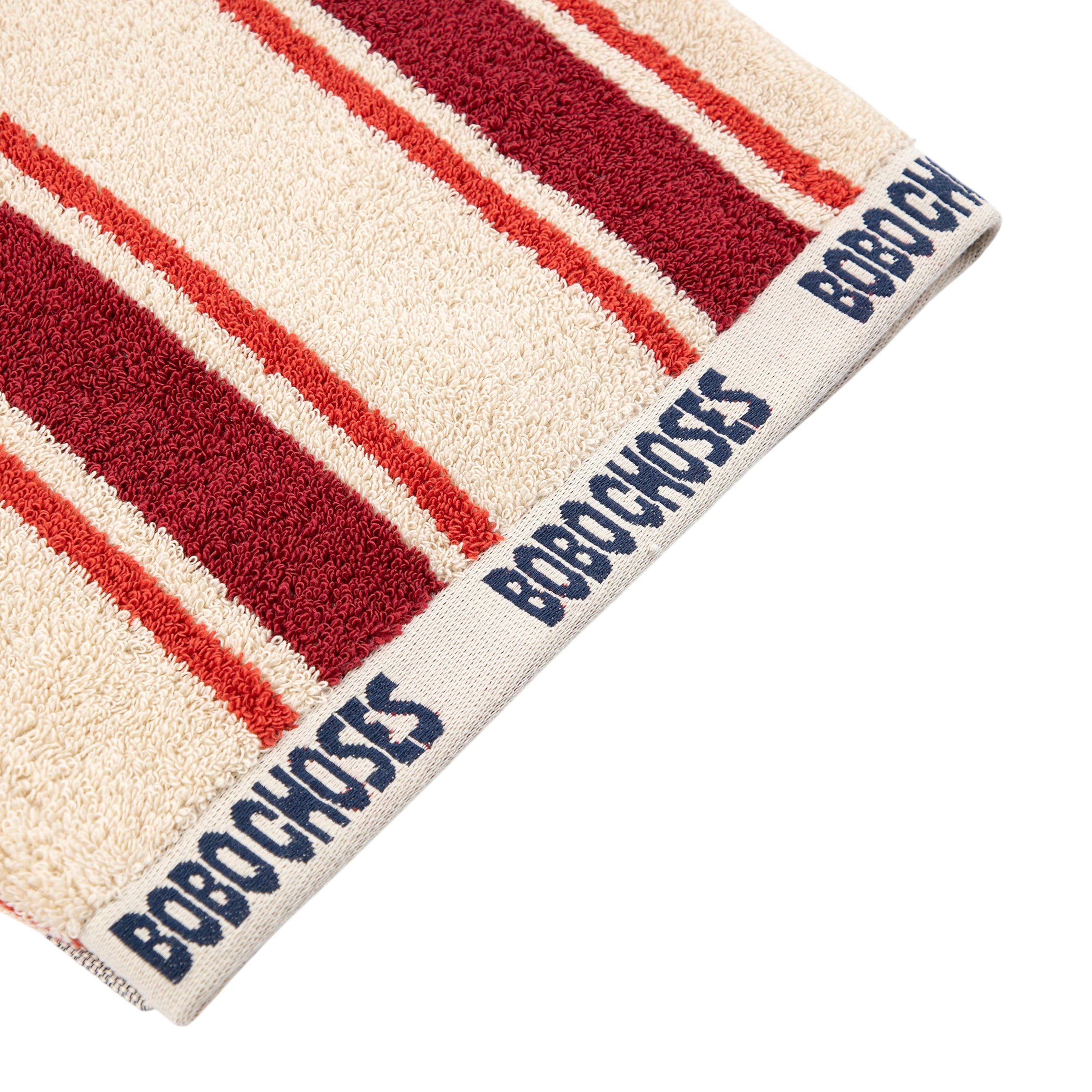 Strandtuch Bobo Choses Striped Red