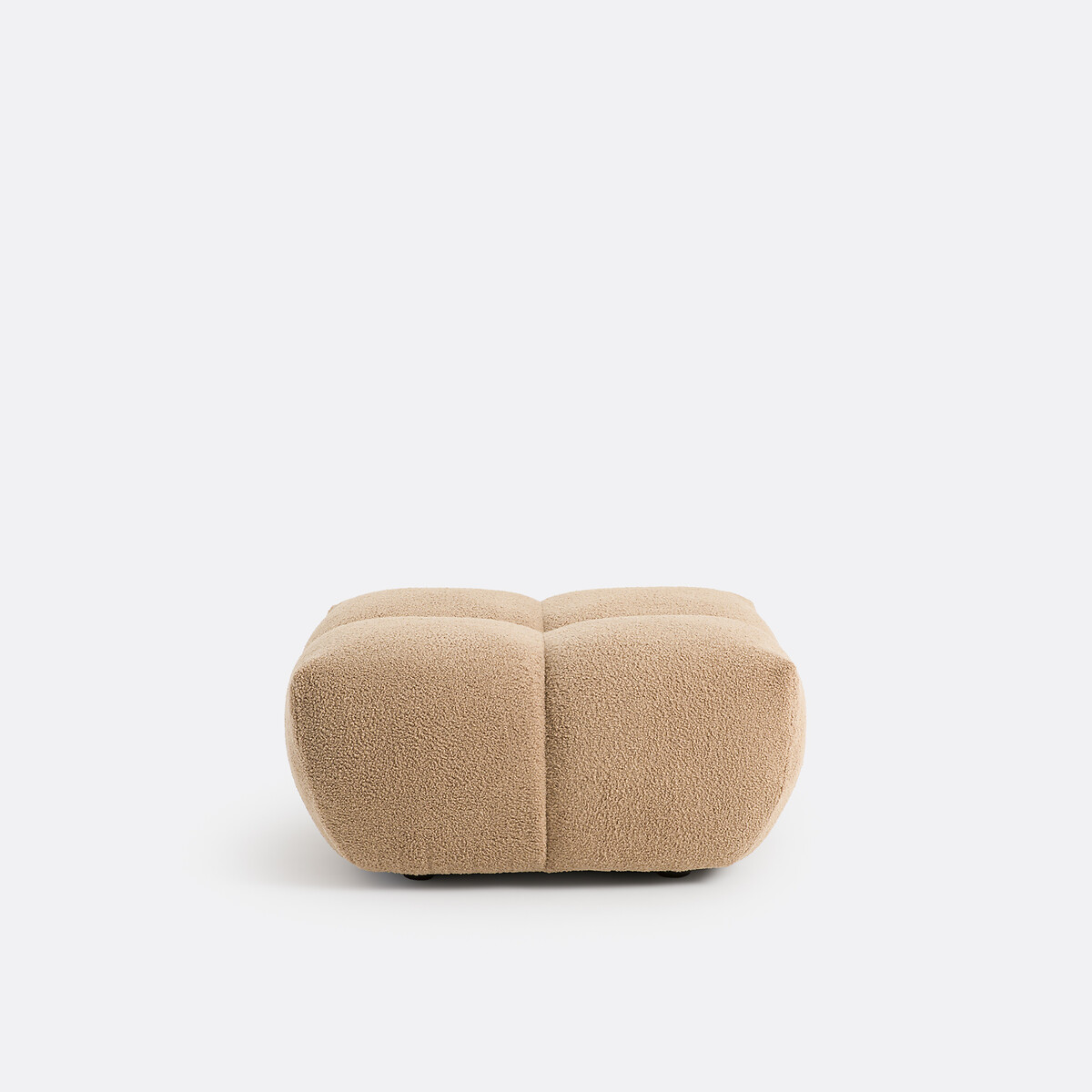 LA REDOUTE INTERIEURS<br>Puf, tecido atoalhado grosso, L83 cm, Nuria