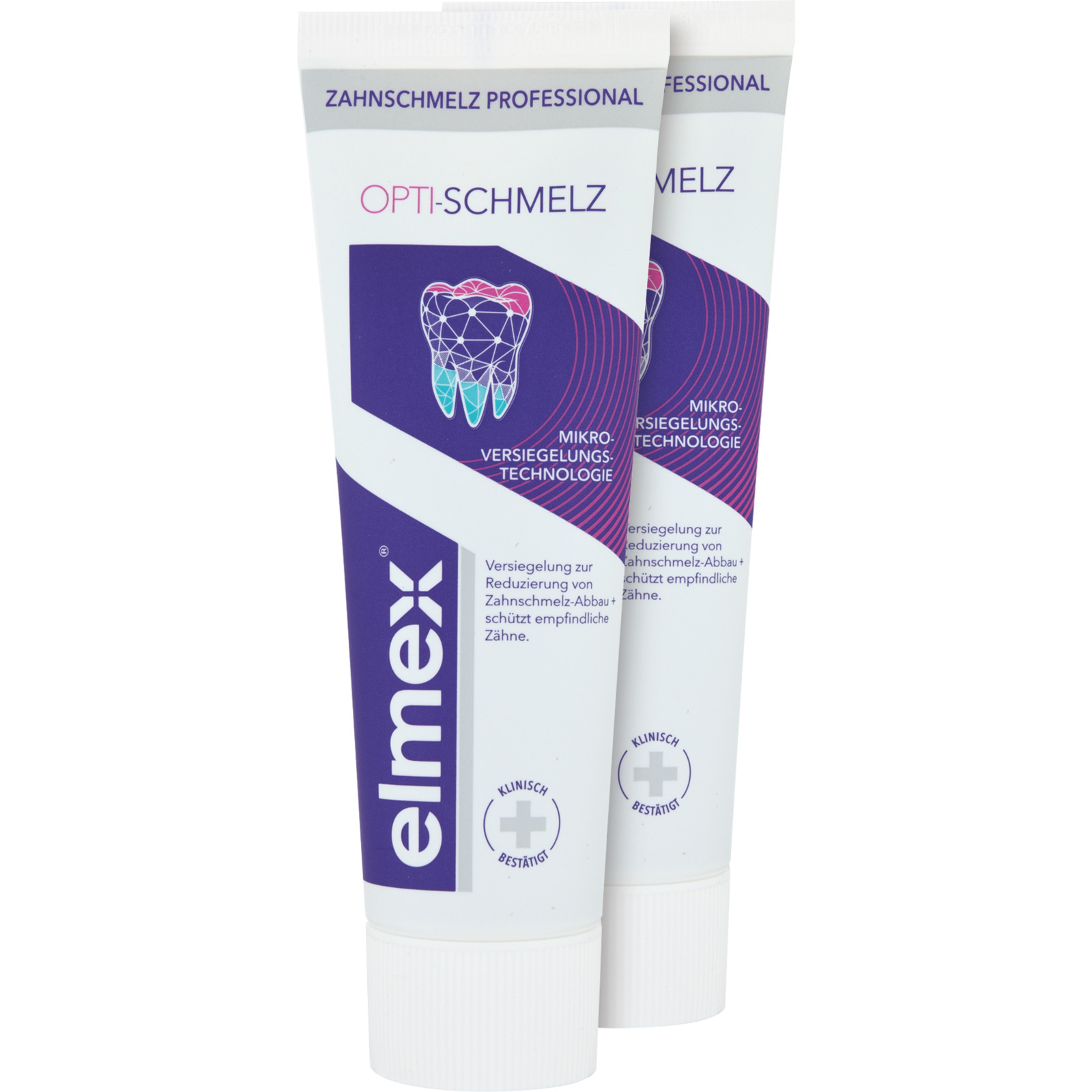 Elmex Zahnpasta Opti-Schmelz 2 x 75 ml