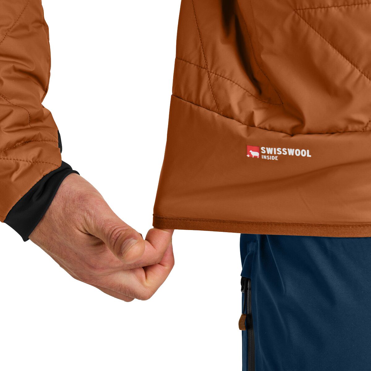 ORTOVOX Swisswool Piz Boè Isolationsjacke Herren bristle brown
