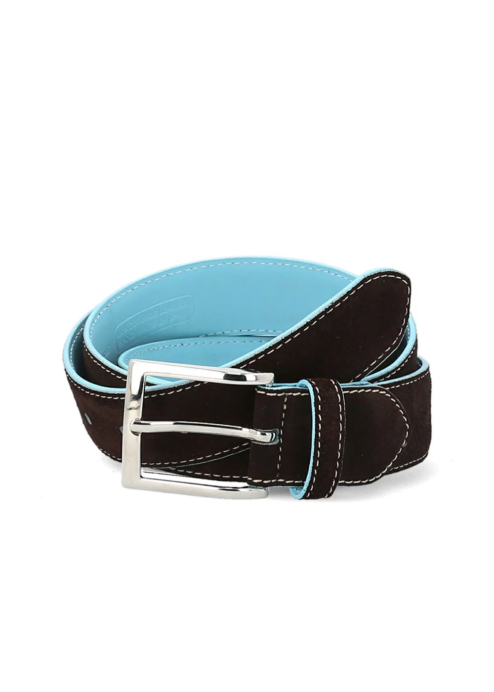 CEINTURE PABLO VELOURS MARRON