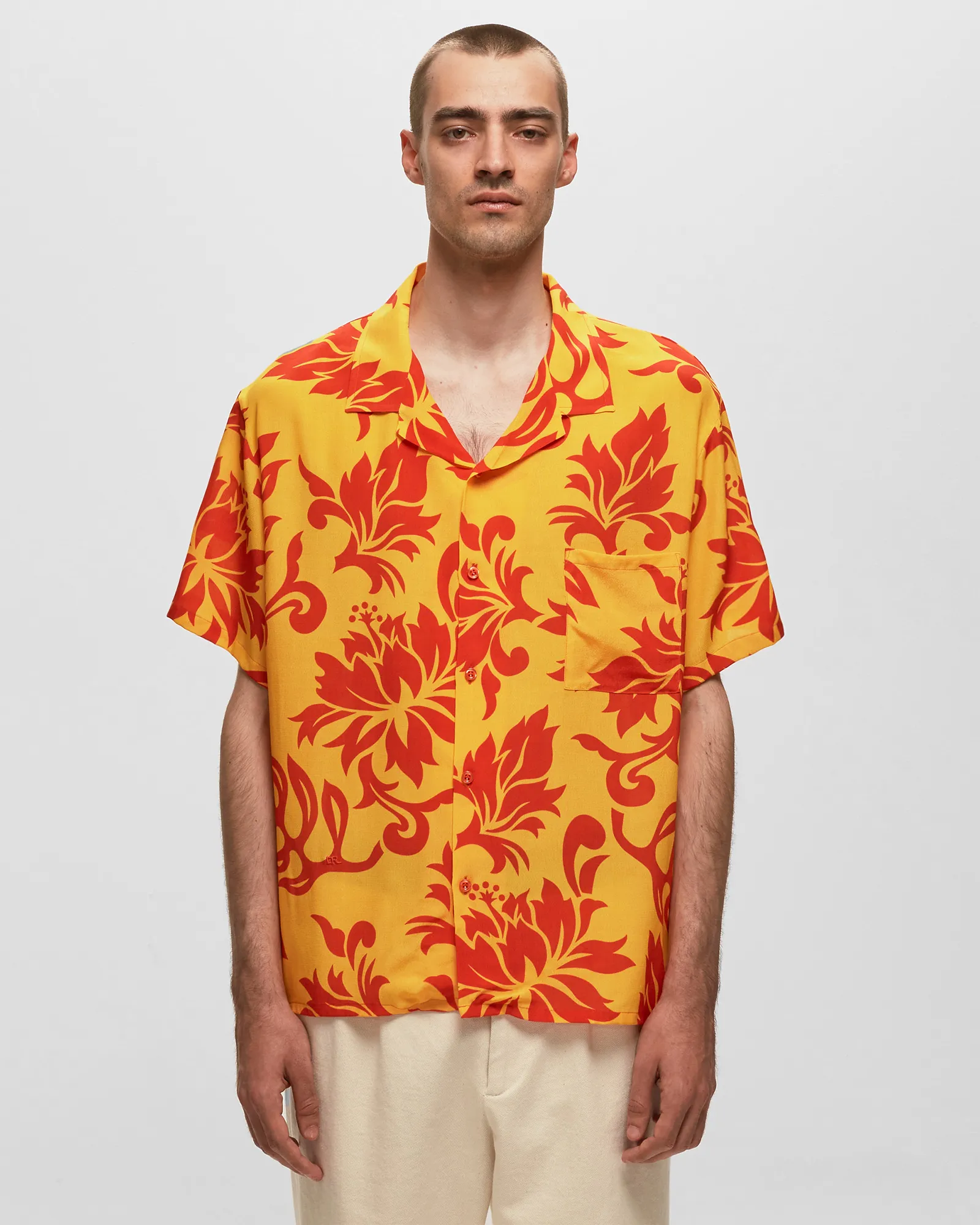 ERL UNISEX PRINTED SHORT SLEEVE SHIRT WOVEN