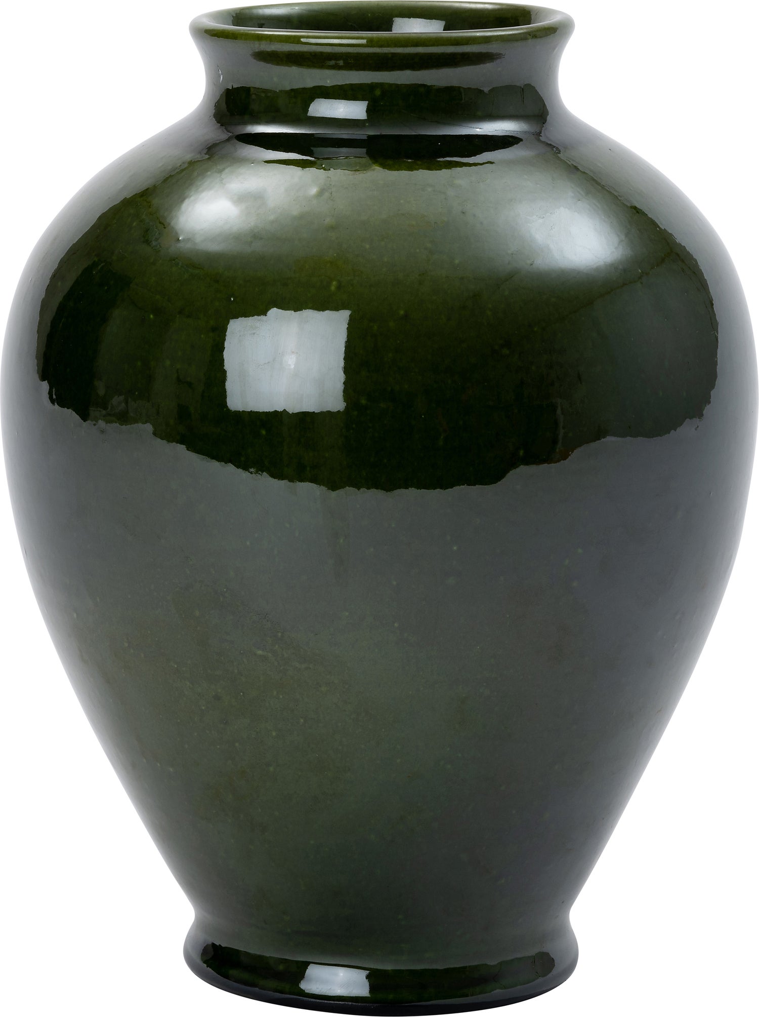 Intratuin vaas Miri groen D 24 H 30 cm