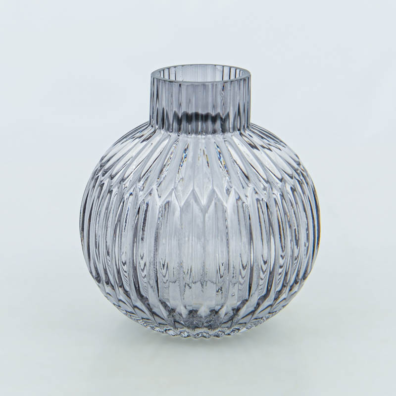 Vase 'Cosy' boule gris
