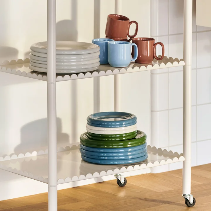 HAY - Barro Teller Ø 18 cm, grün (2er-Set)