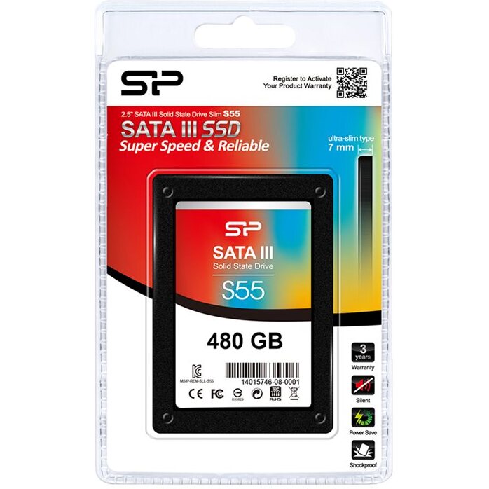Silicon Power Slim S55 480 Go 2.5