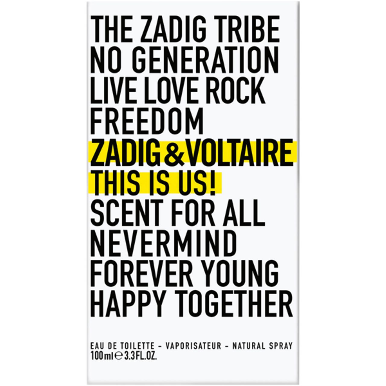 Zadig & Voltaire, This is Us! EdT Nat. Spray