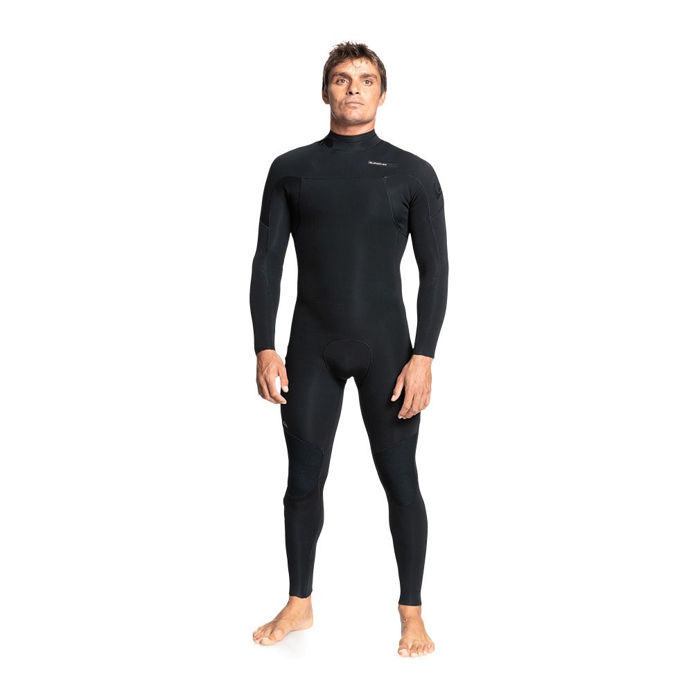 Quiksilver EVERYDAY SESSIONS BACK ZIP - Combinaison intégrale 3/2mm Homme black