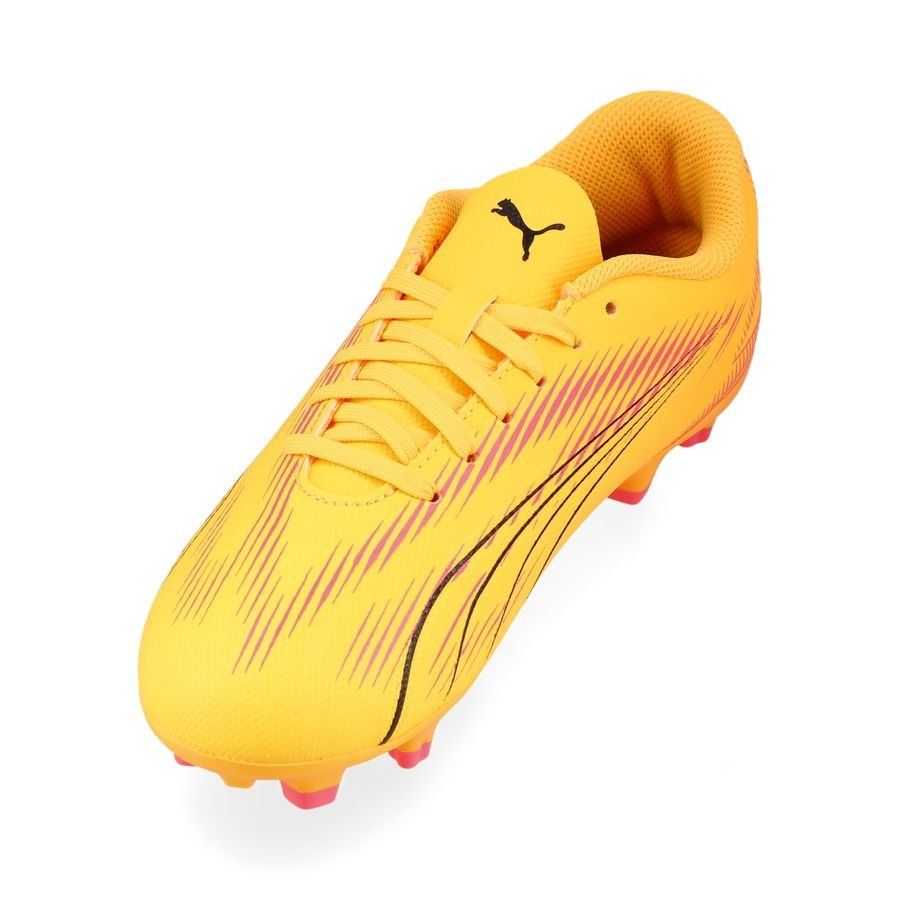 PUMA Ultra Play FG/AG Forever Faster - Sun Stream/Noir/Crépuscule Enfant