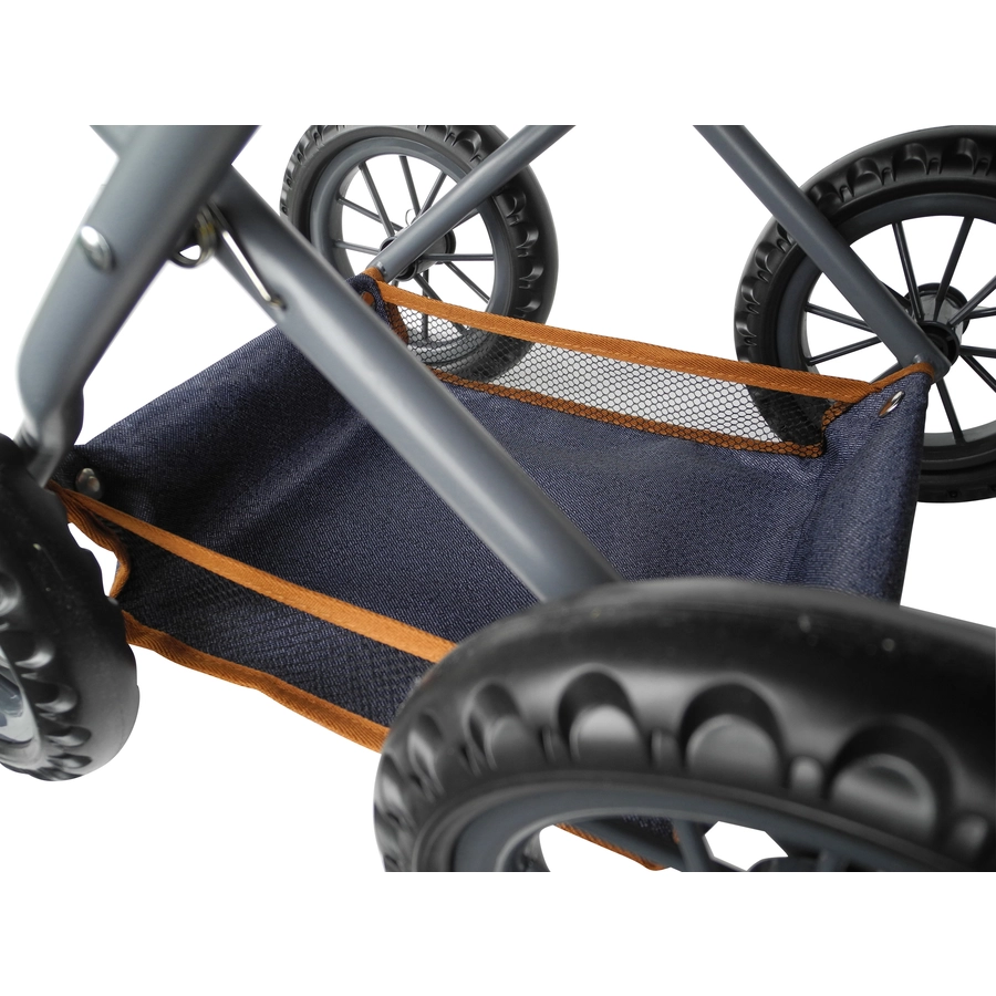 knorr toys® Puppenwagen Ruby - dark blue blau