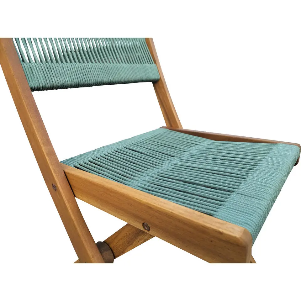 Sens-Line - Lanzarote Bistro Set - Hout - Groen