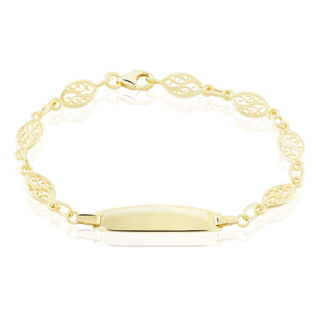 Bracelet Identitée Andras Or Jaune