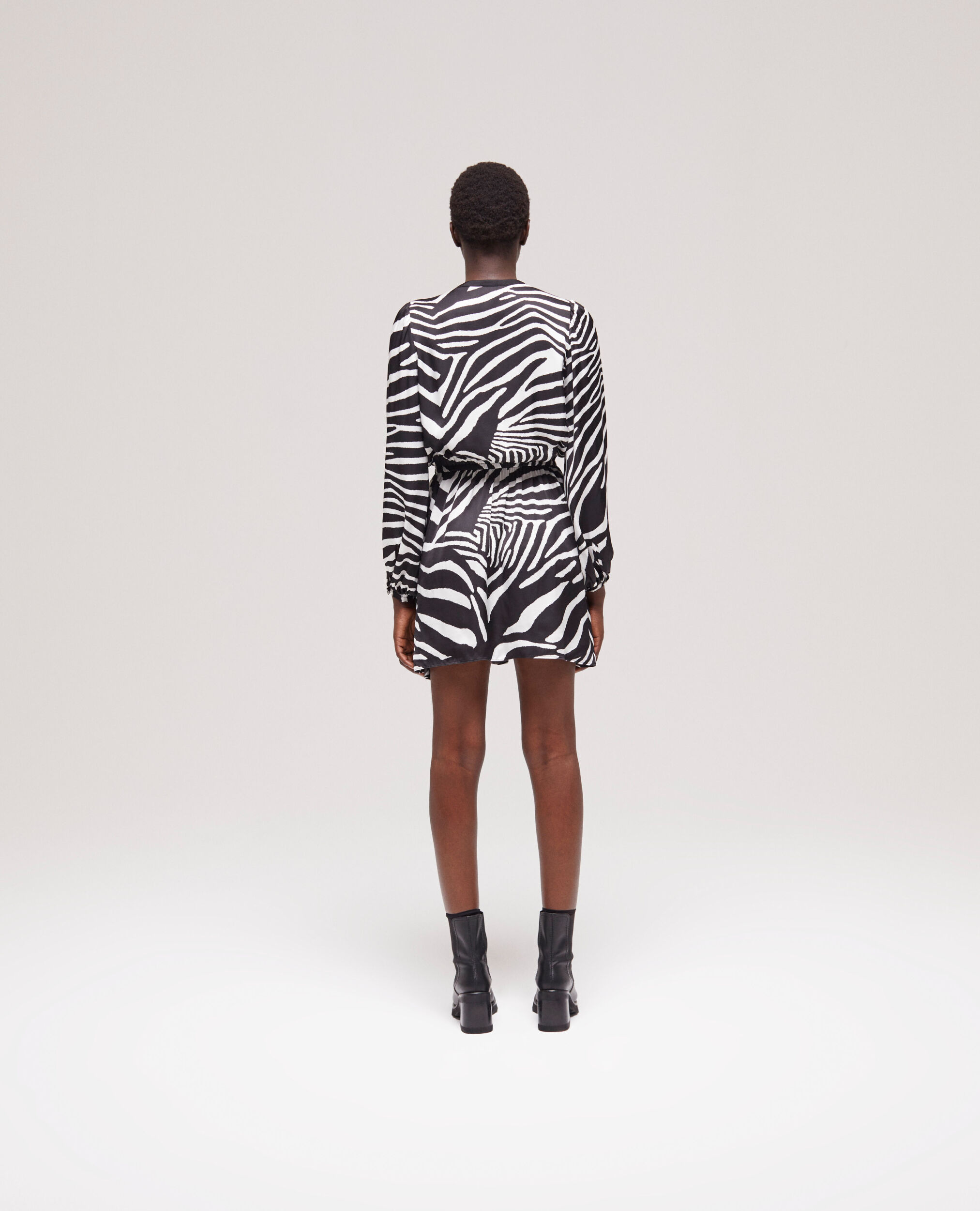 Robe courte imprimée