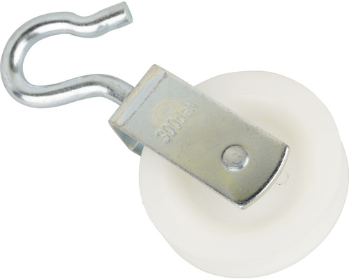 Vogelkatrol / afbuigkatrol met haak Mamutec Ø 80 mm voor 8 mm touwen
