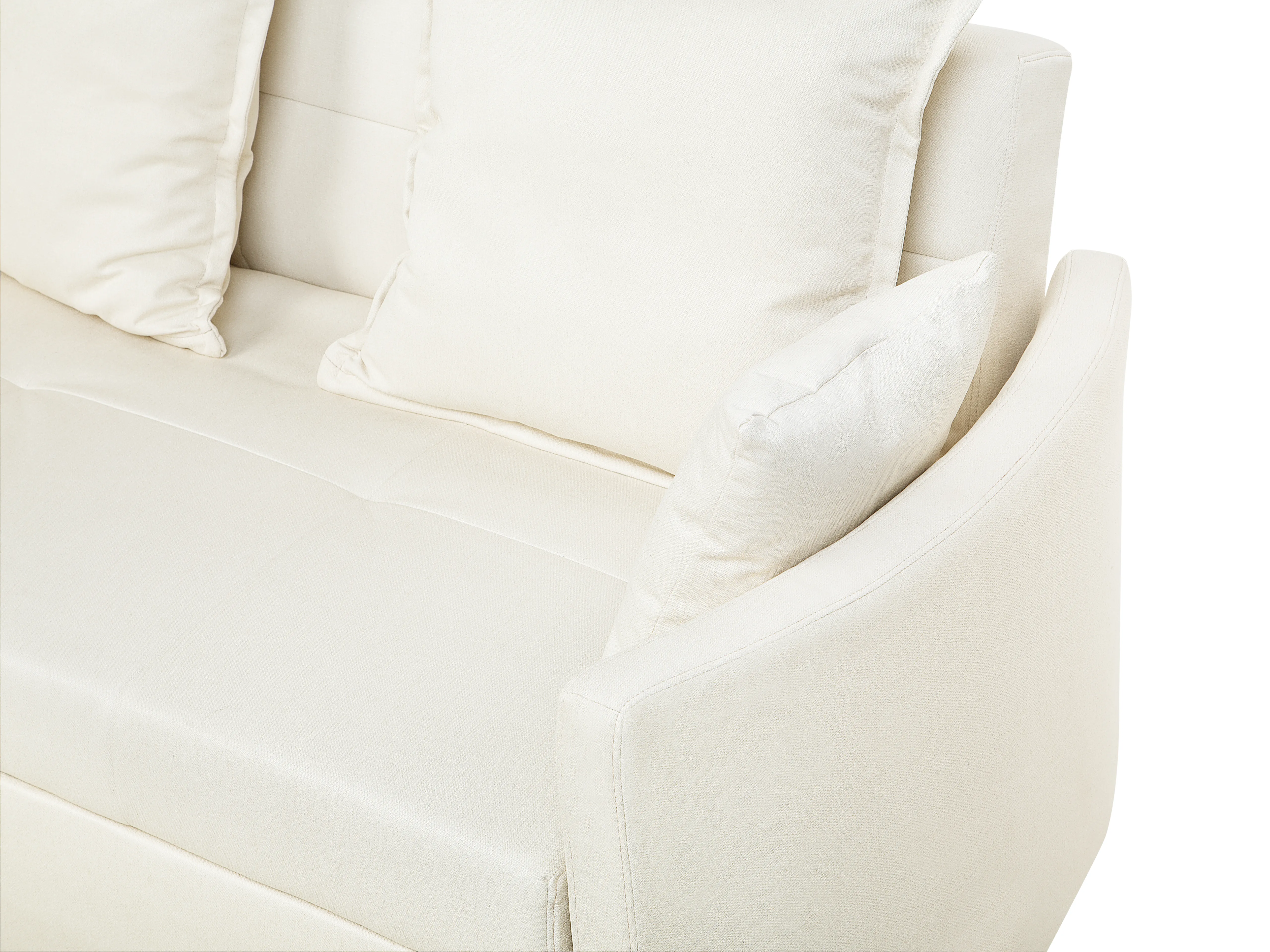 Slaapbank 2-zits HOVIN Stof Lichtbeige