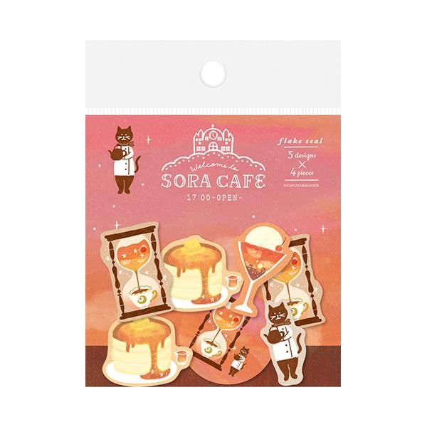 MDS - SORA CAFÉ Stickerset (Zonsondergang)