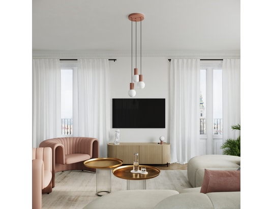 SOLLUX LIGHTING - Lampe à poser halo moka