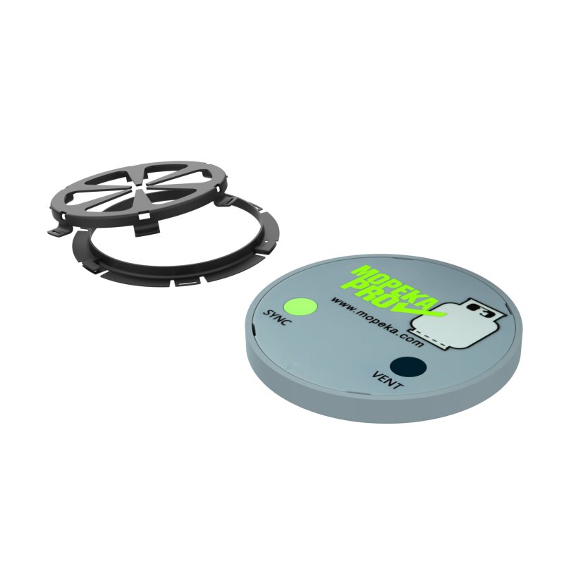 MOPEKA PRO Gasflaschen Gas Füllstandsanzeige Bluetooth mit Kleberahmen