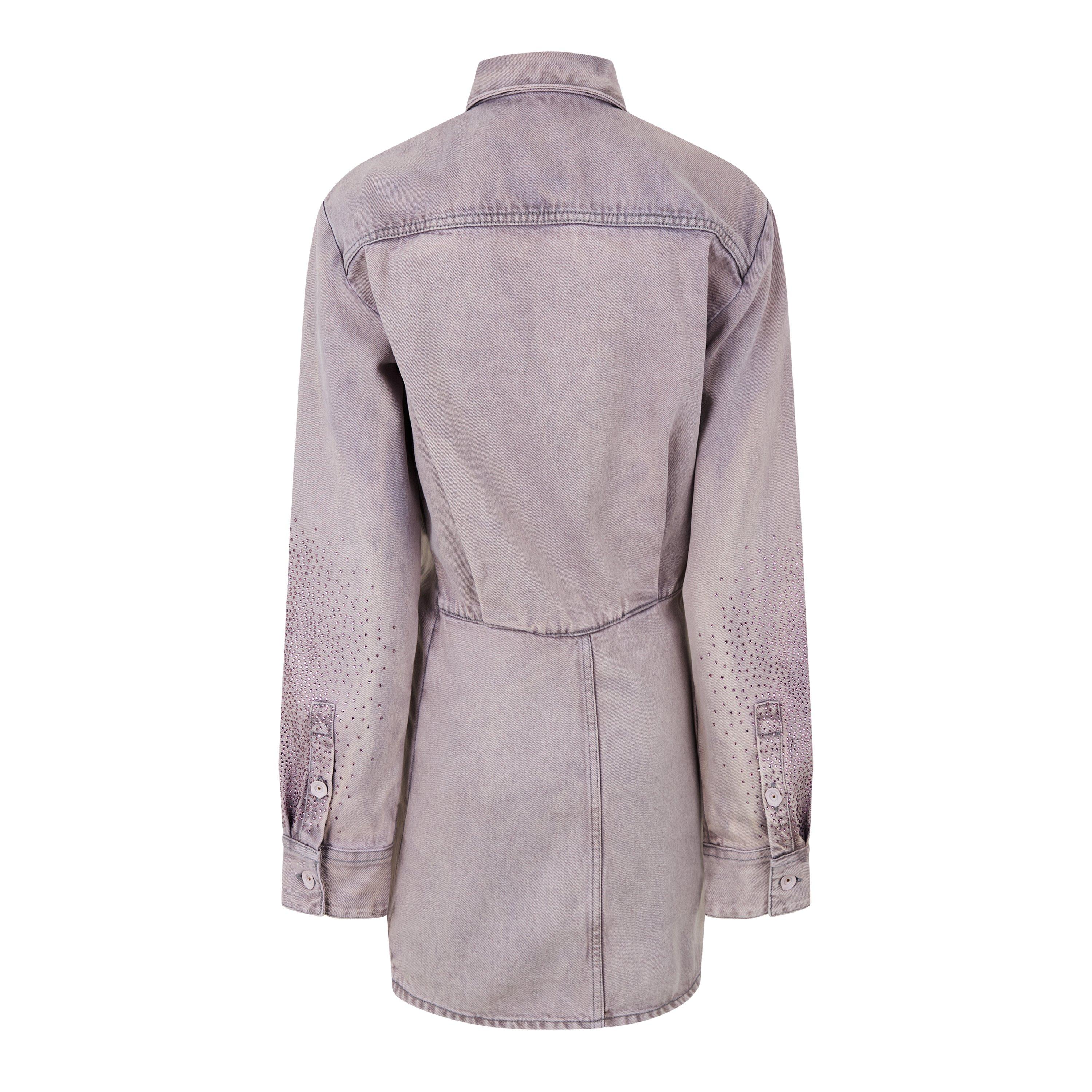 Off White Monogram Mini Shirt Dress