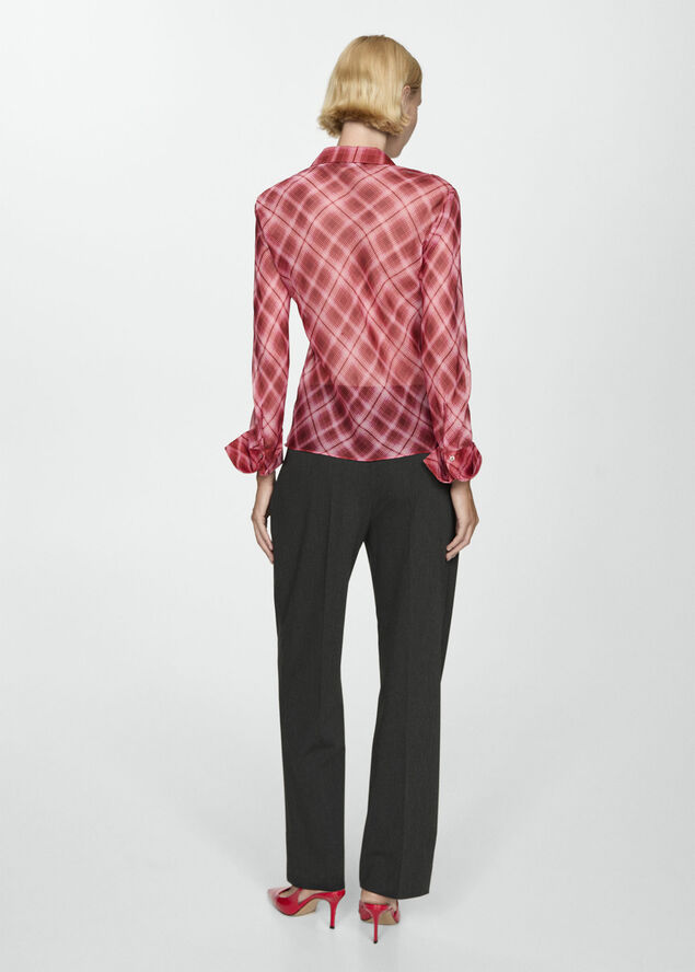 MANGO Pinstripe suit trousers 76