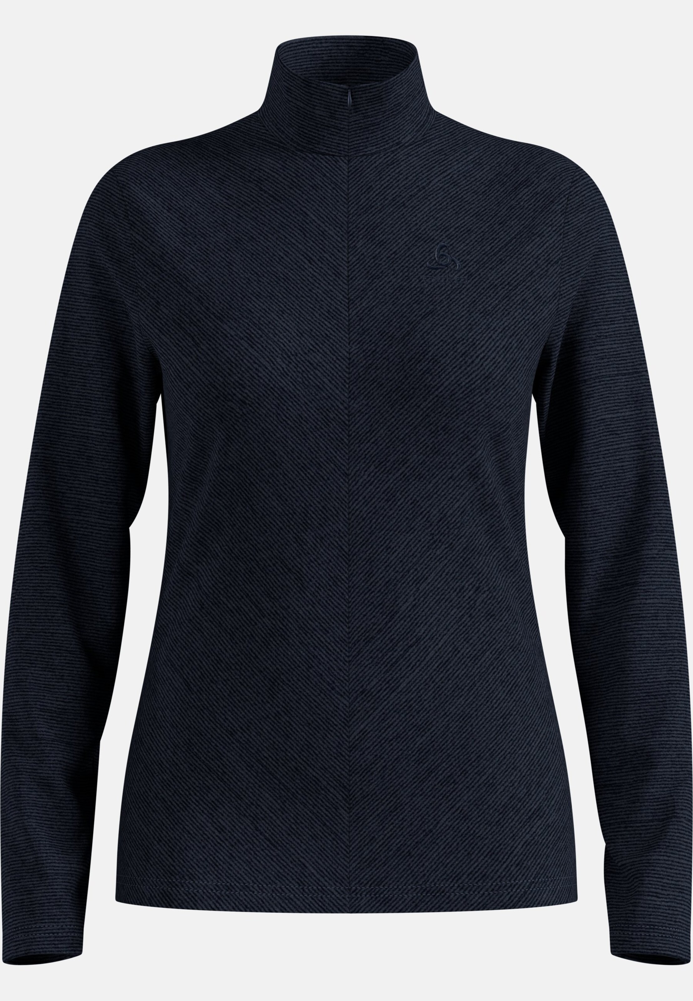 Damen Roy Mid Layer mit Halbreissverschluss in dark sapphire - black - stripes
