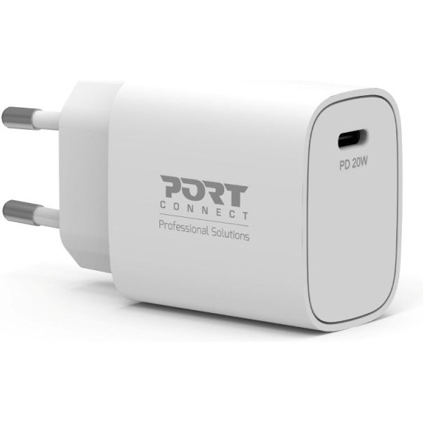 Port Designs 900031EU chargeur d'appareils mobiles Universel Blanc Secteur Charge rapide Intérieure