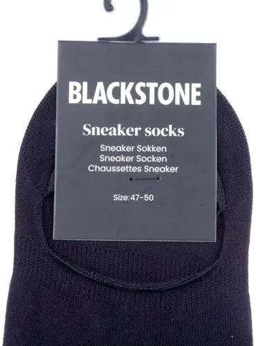 HERENSOKKEN sneaker Blackstone zwart herensokken sneaker zwart Calandschoen