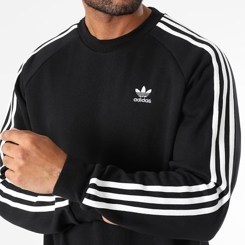 Sweat Crewneck 3 Stripes IA4861 Noir