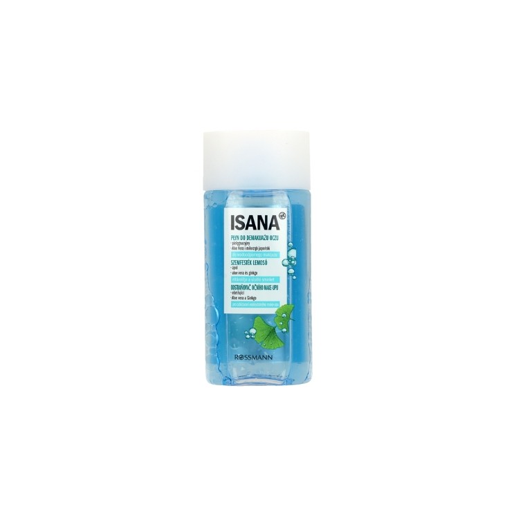 Isana Zwei-Phasen-Augen-Make-up-Entferner mit Mandelöl mini 50 ml