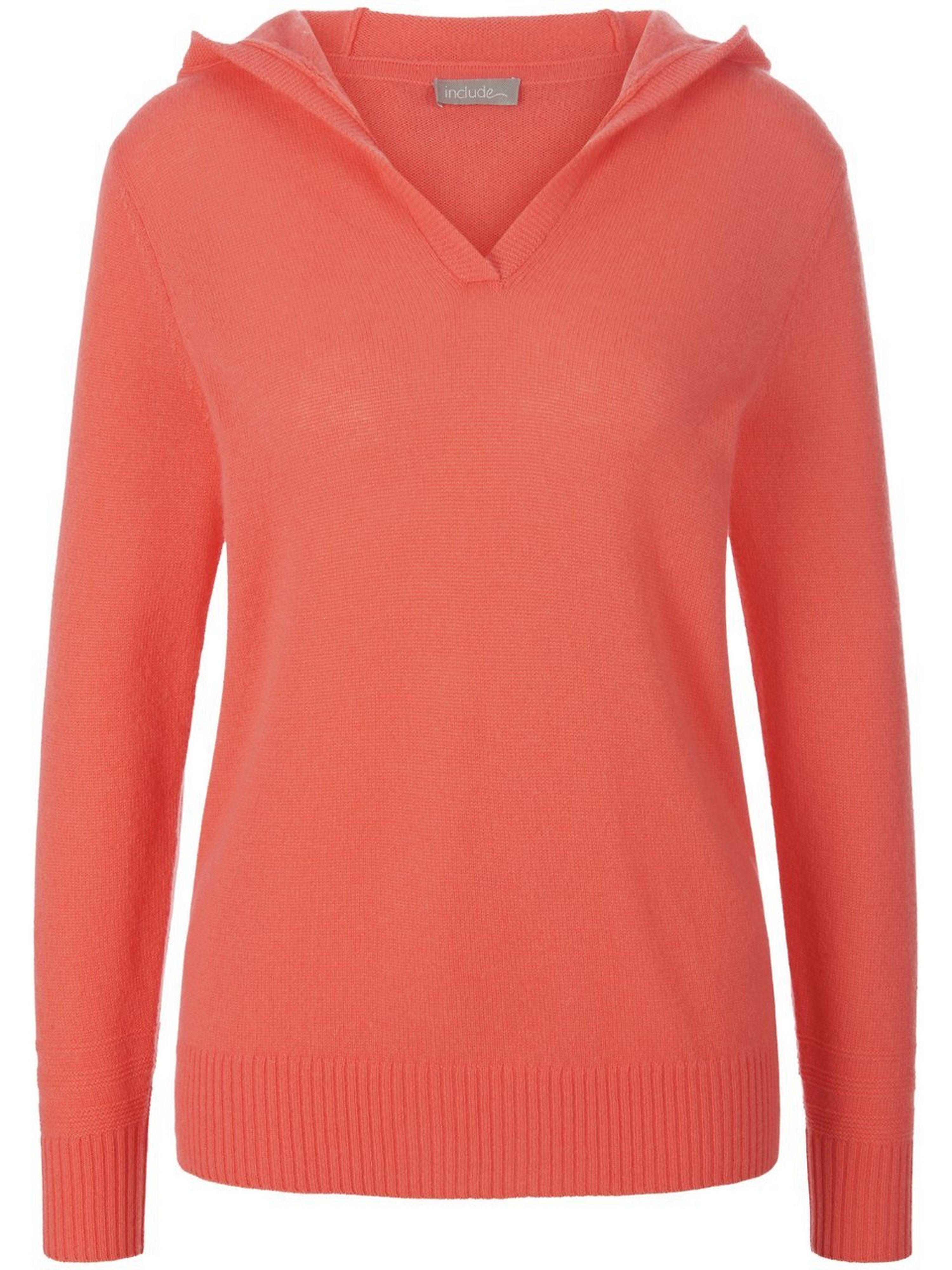 Kapuzen-Pullover aus 100% Kaschmir