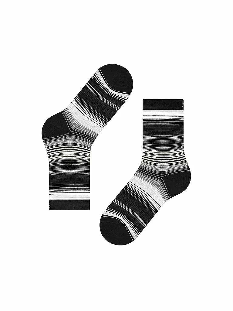 BURLINGTON Damen Socken STRIPE 36-41  lblack schwarz