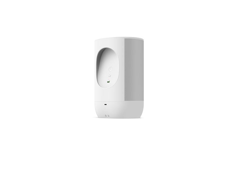 Sonos Smart Speaker Move 2 Weiss Komplett überarbeiteter, leistungsstarker Smart Speaker