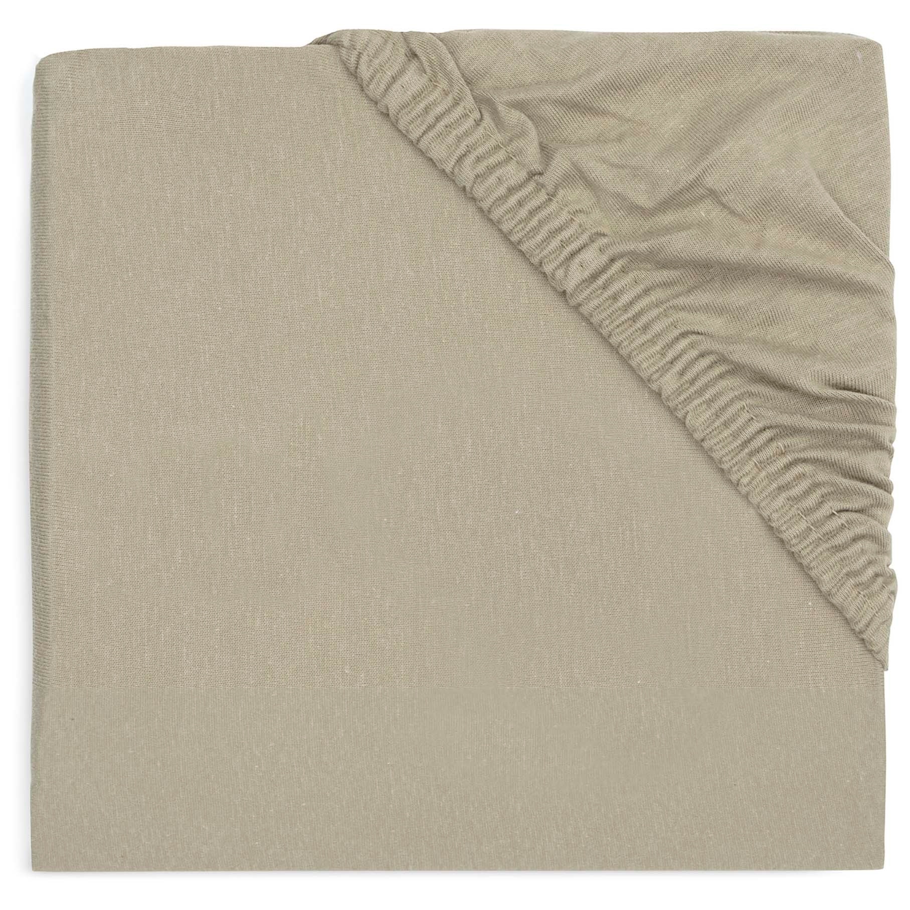 Jollein wieghoeslaken jersey olive groen