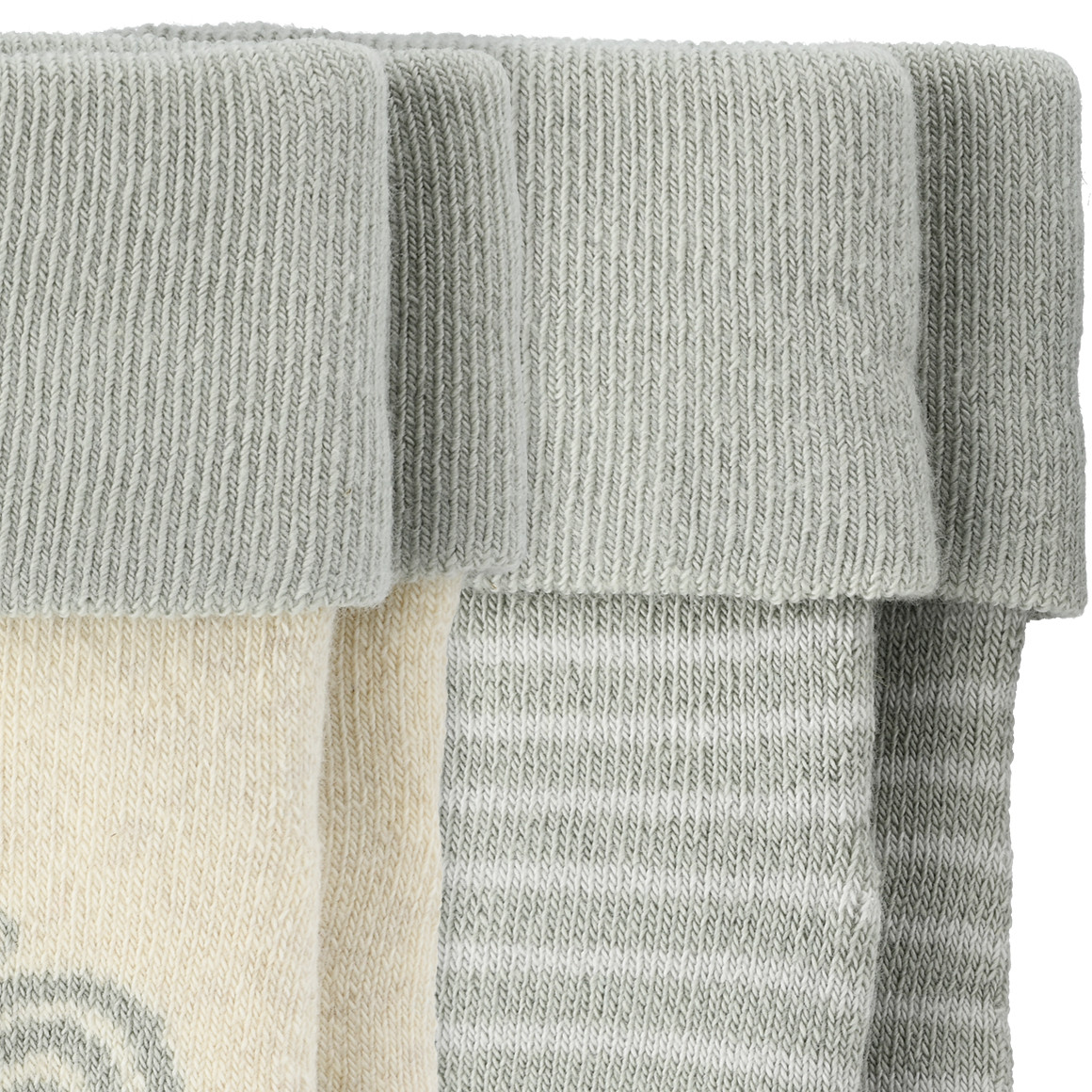 Topomini Pure Collection 2 Paar Newborn Frotteesocken Born 2025 salbei