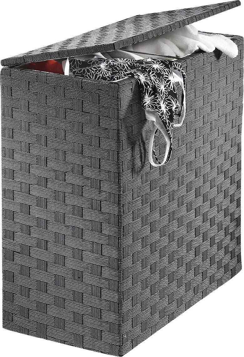 locker Wäschesortierer mit Klappdeckel