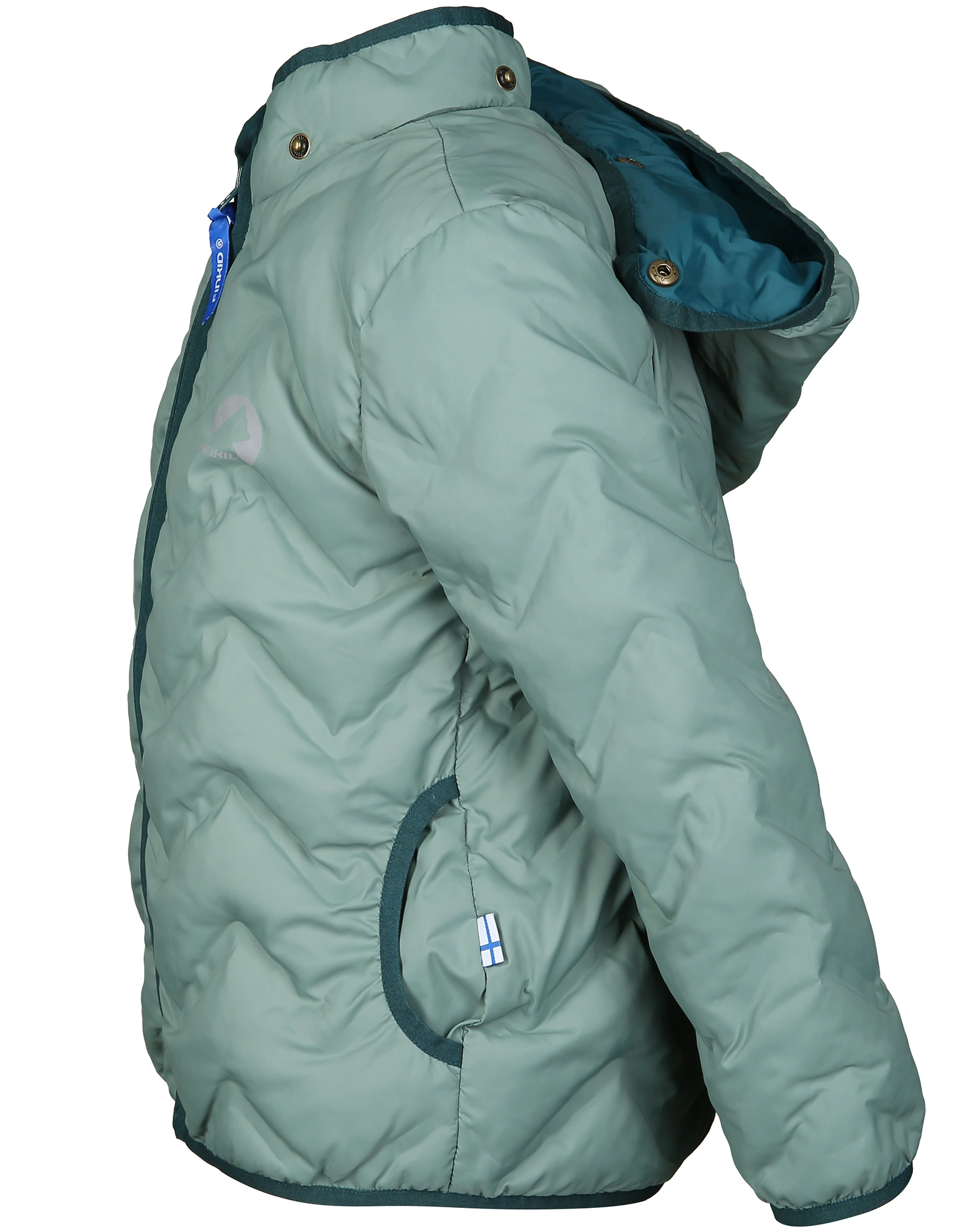 Steppjacke VANUKAS AIR mit Zipfelkapuze in green/deep teal