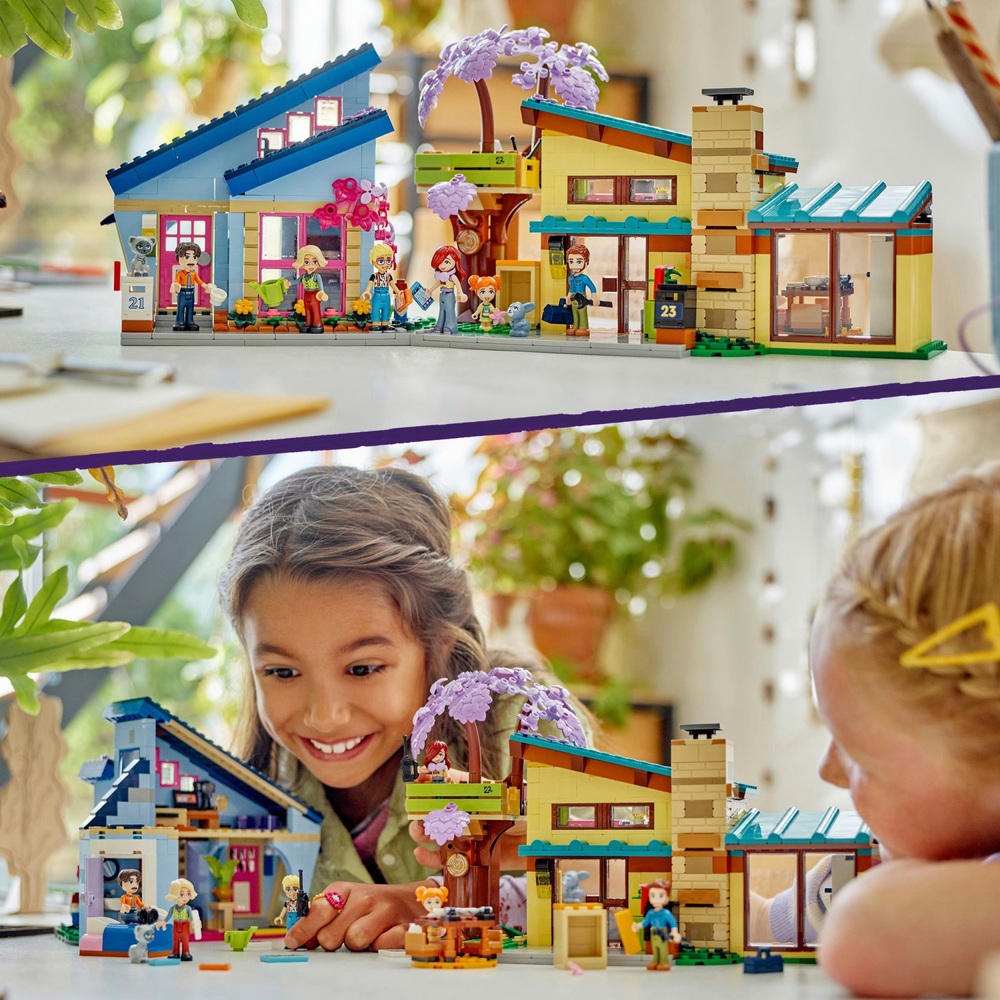LEGO Friends 42620 Olly und Paisleys Familienhäuser