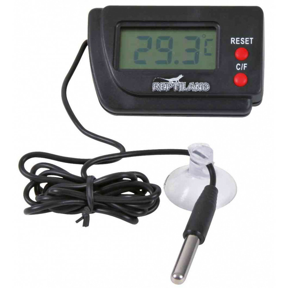 Thermomètre digital avec sonde- terrarium.
