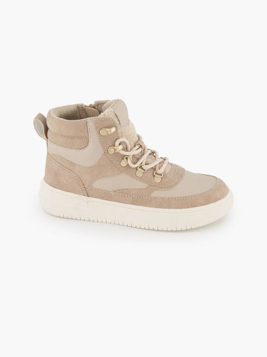 Graceland Hoher Sneaker beige