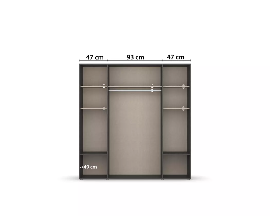 Kleiderschrank Voyager 187 x 194 cm
