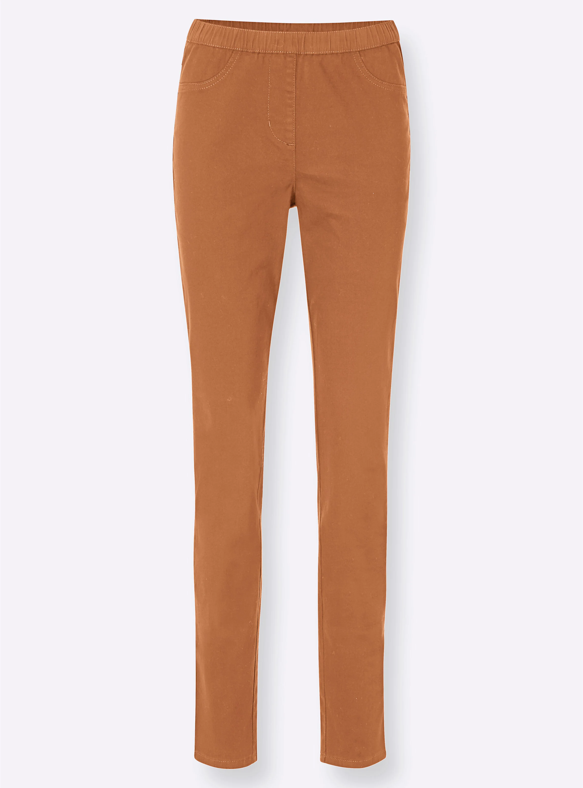 Jeggings in terrakotta