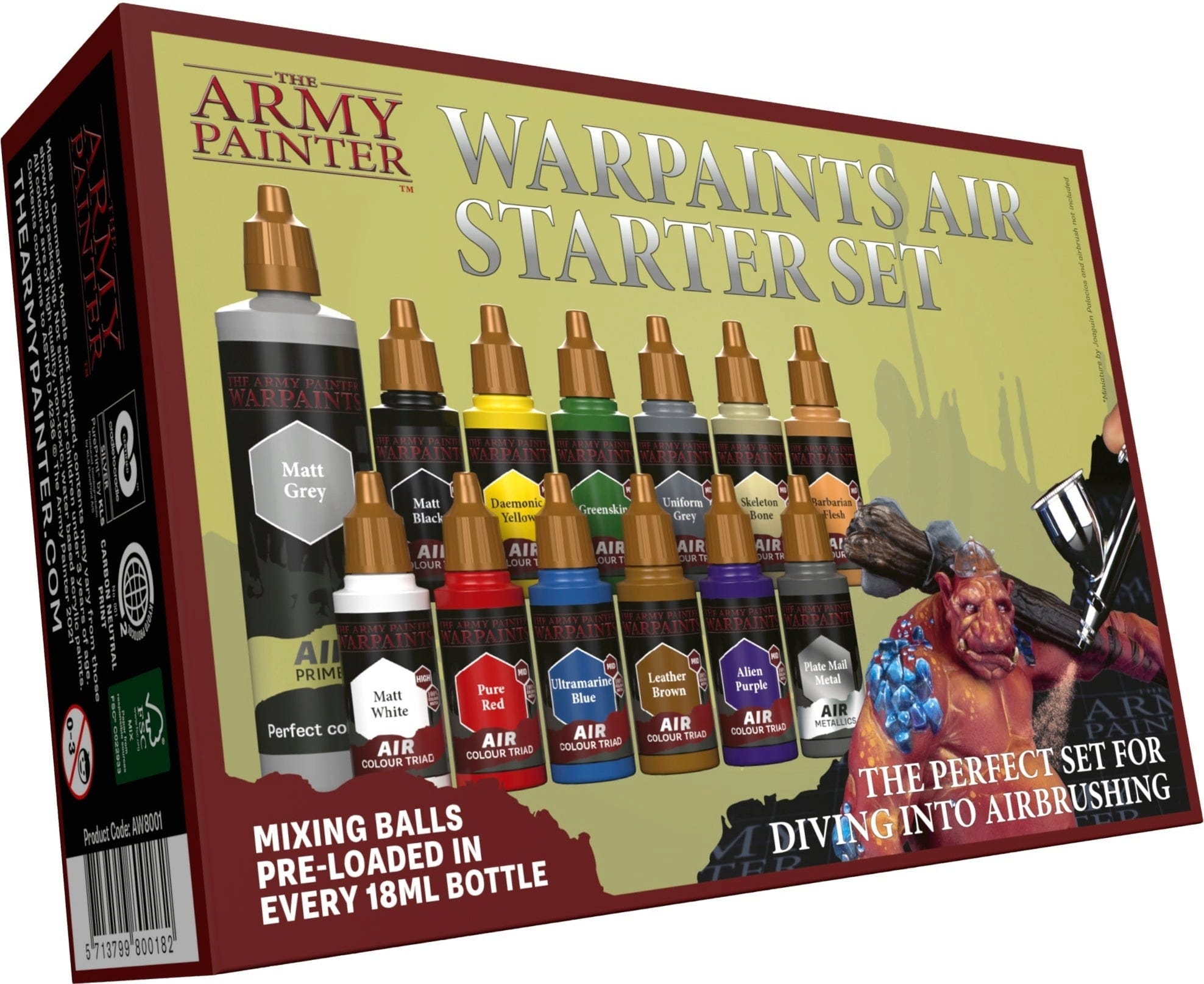 The Army Painter  Warpaints Air Starter Set    Airbrush-ready Farben für den perfekten Einstieg!