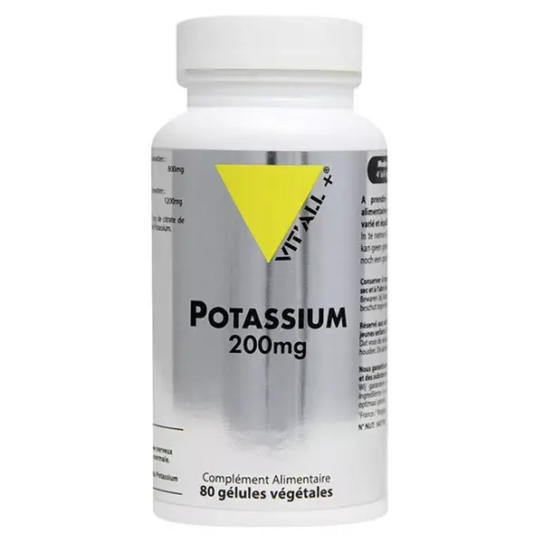 Vit'all+ Potássio 200mg 80 cápsulas vegetais