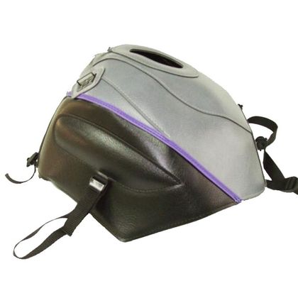 Tapis de réservoir Bagster Acier/Noir/Liseré Violet