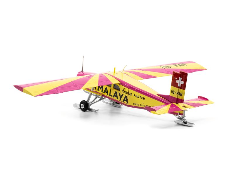 ACE Pilatus PC-6 Porter HB-FAN Yeti 1:72 Realistisches Modellflugzeug