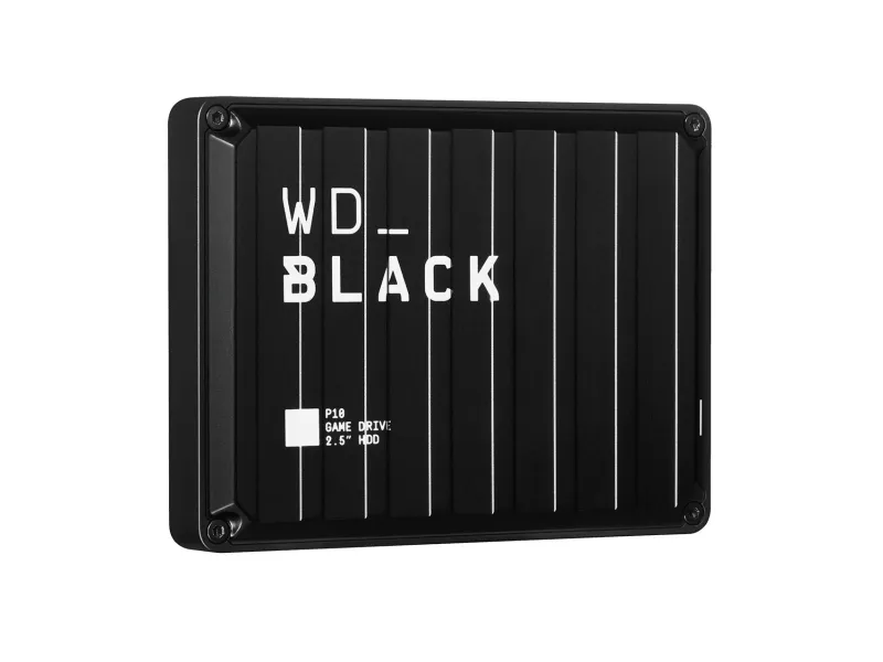 WD_BLACK P10 Game Drive WDBA3A0050BBK - Harddisk - 5 TB - ekstern (bærbar) - USB 3.2 Gen 1 - sort
