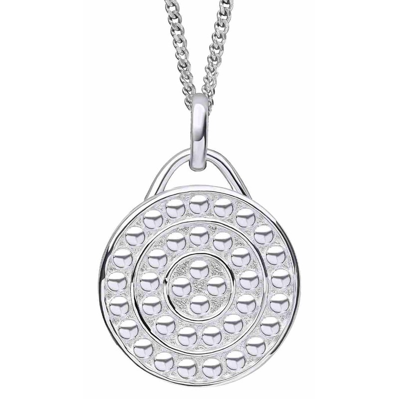 Collier cercle tendance en argent 925