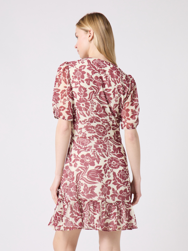 Robe courte imprimée