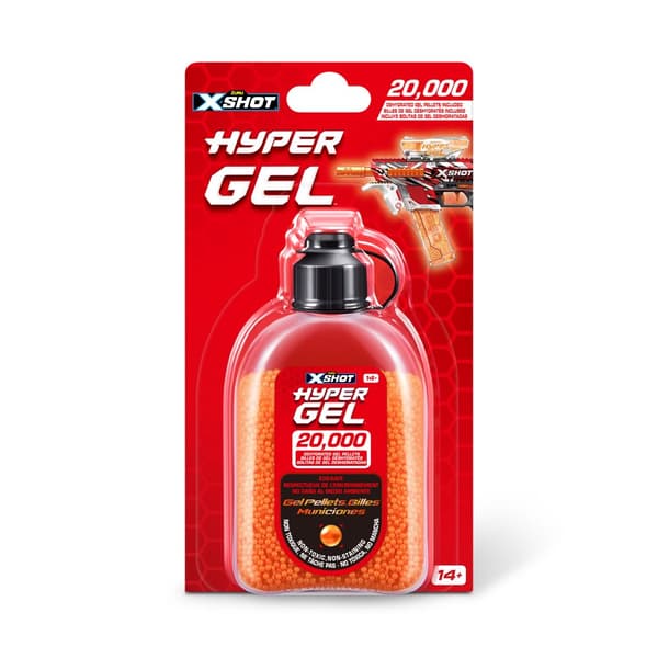 X-SHOT refill Hyper Gel, 20000 gellet, assort., 36625